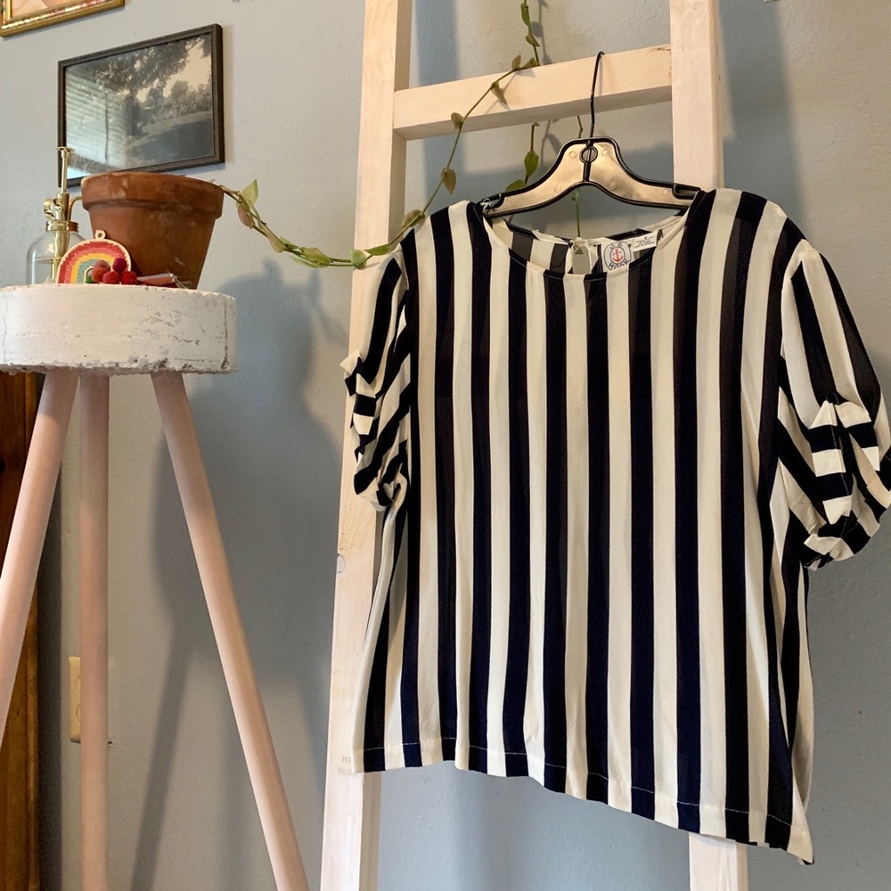 Vintage striped top